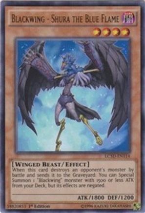 Blackwing - Shura the Blue Flame (LC5D-EN114) - Legendary Collection 5D's 1st Edition