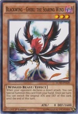 Blackwing - Ghibli the Searing Wind (LC5D-EN120) - Legendary Collection 5D's 1st Edition