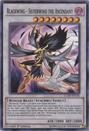 Blackwing - Silverwind the Ascendant (LC5D-EN134) - Legendary Collection 5D's 1st Edition