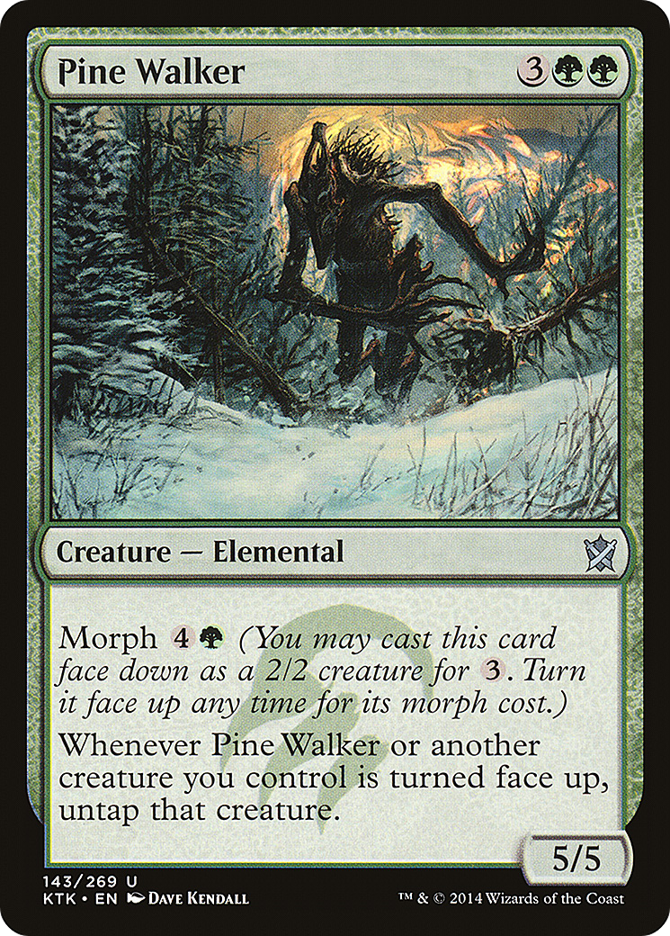 Pine Walker (KTK-143) - Khans of Tarkir