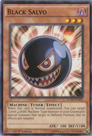 Black Salvo (LC5D-EN222) - Legendary Collection 5D's 1st Edition