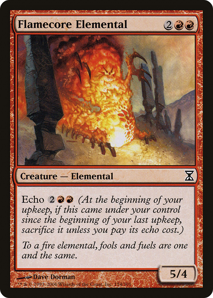 Flamecore Elemental (TSP-154) - Time Spiral