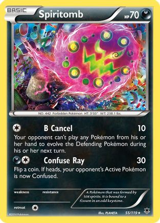 Spiritomb 055  XY  Phantom Forces - Rare