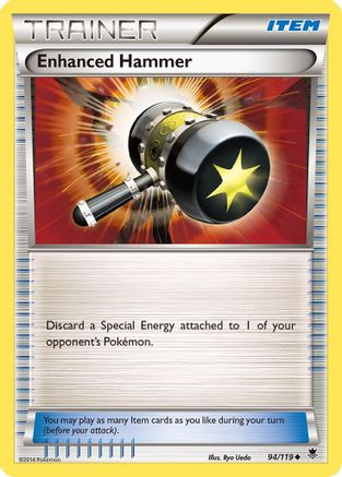 Enhanced Hammer  - Reverse Holofoil XY  Phantom Forces - Uncommon