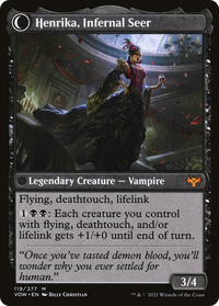 Henrika Domnathi (VOW-119) - Innistrad: Crimson Vow: (Double Faced Transform) Foil