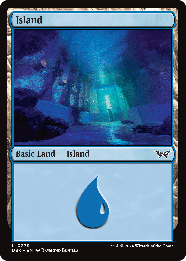 Island (0279) (DSK-279) - Duskmourn: House of Horror Foil
