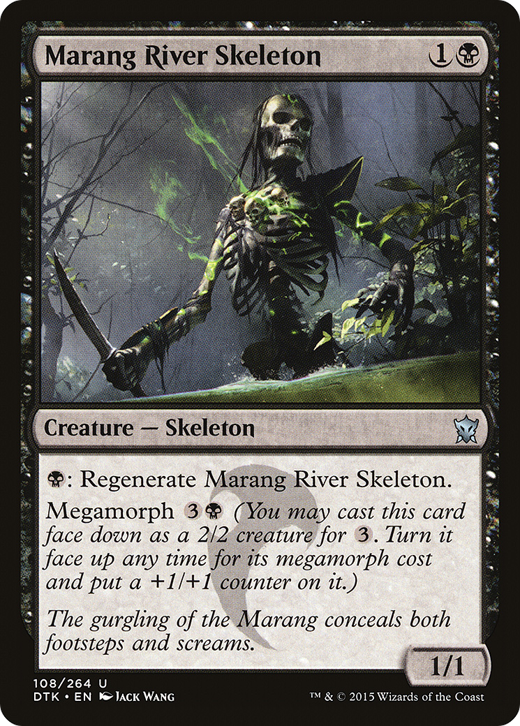 Marang River Skeleton (DTK-108) - Dragons of Tarkir Foil