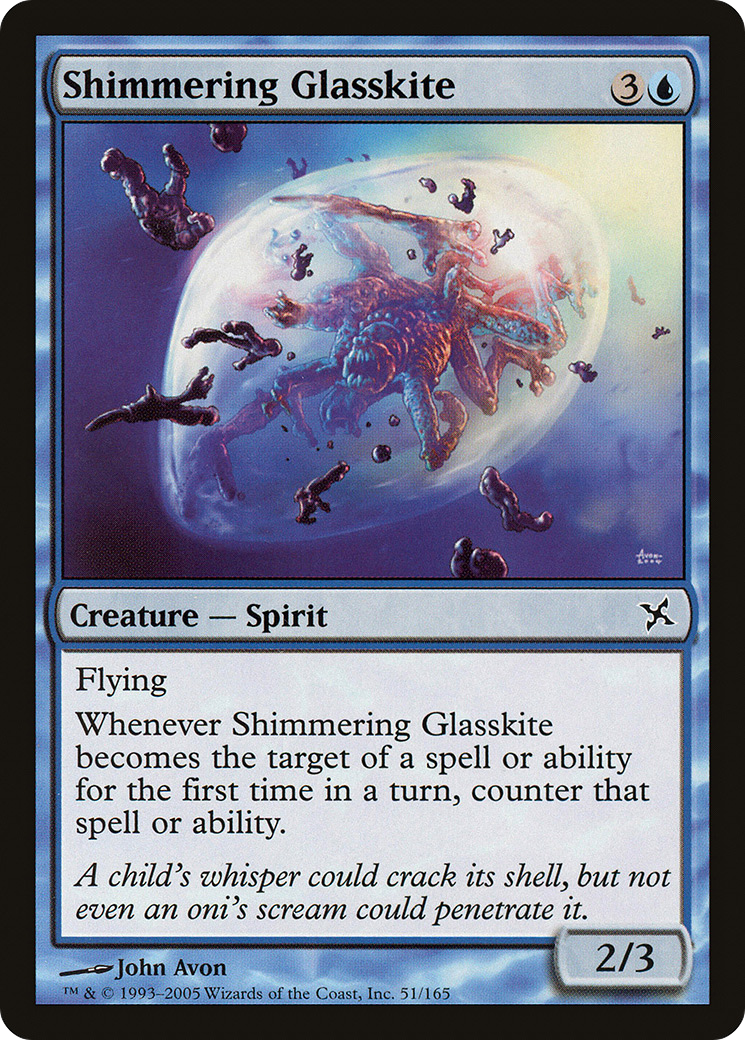 Shimmering Glasskite (BOK-051) - Betrayers of Kamigawa