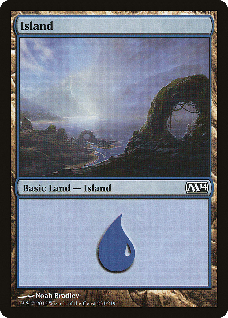 Island (234) (M14-234) - Magic 2014