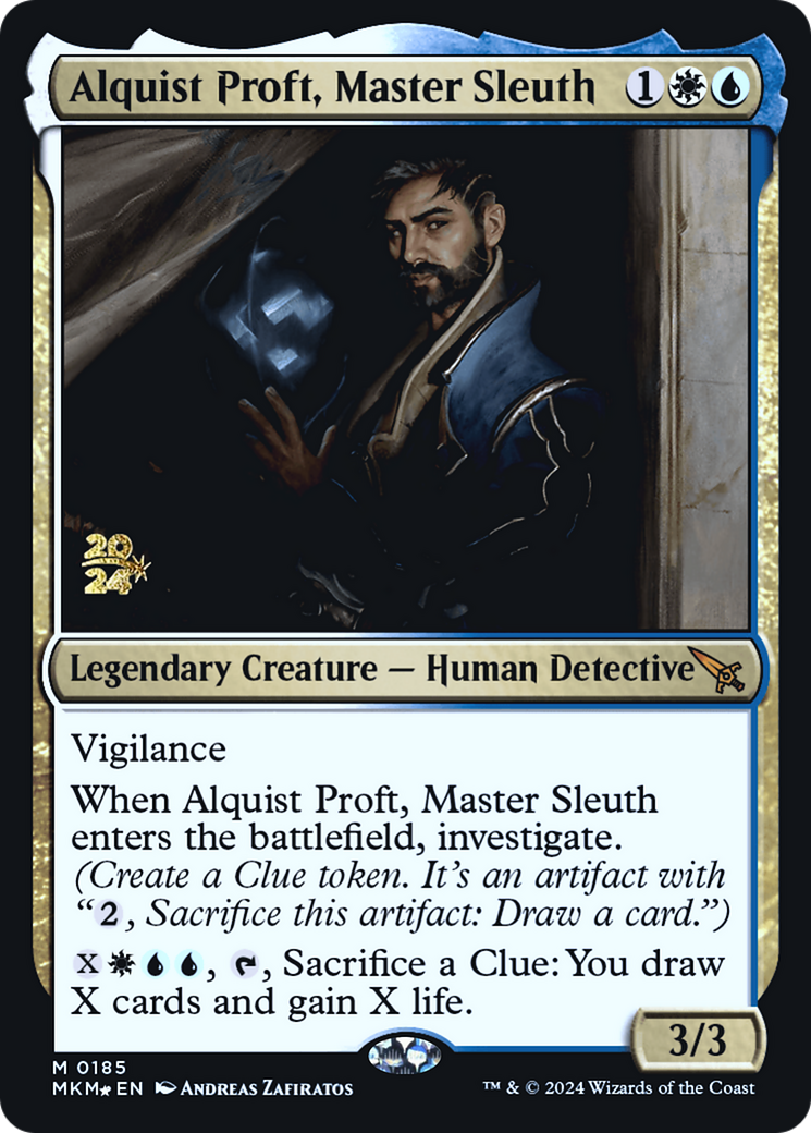 Alquist Proft, Master Sleuth (PRE-185) - Murders at Karlov Manor Promos Foil