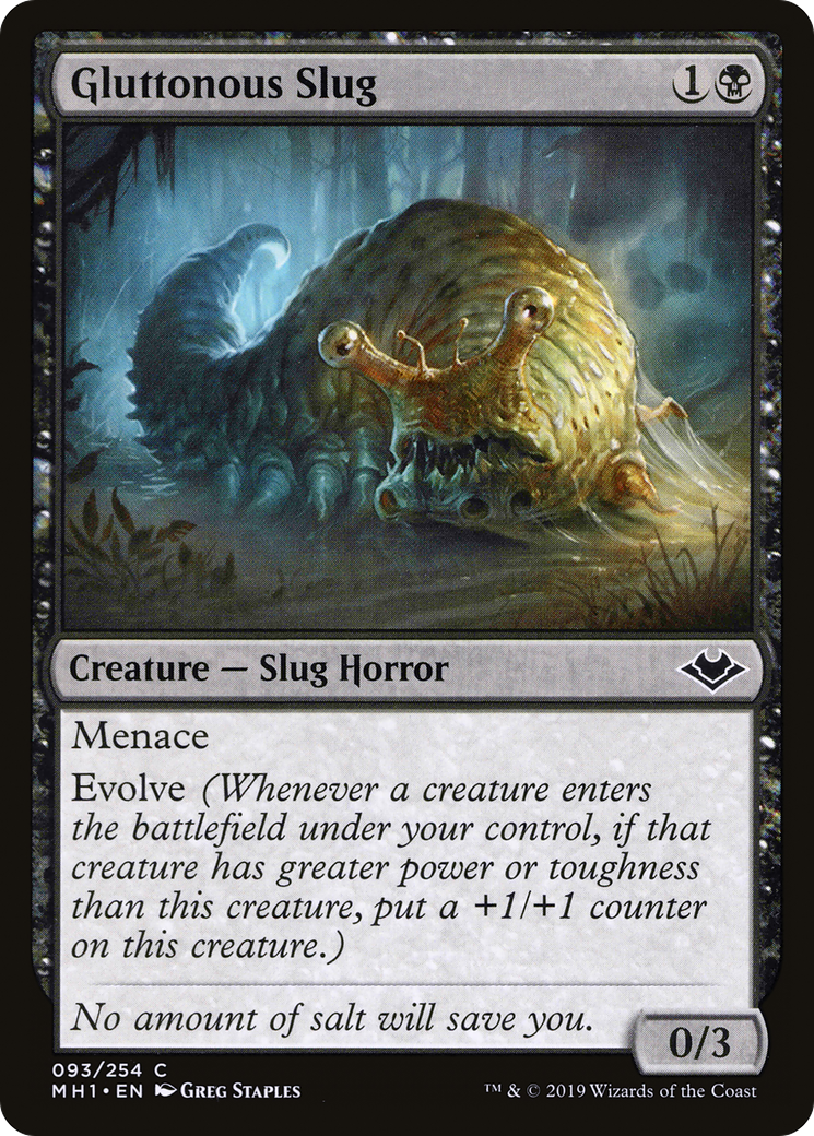 Gluttonous Slug (MH1-093) - Modern Horizons