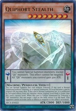 Qliphort Stealth (SECE-EN022) - Secrets of Eternity Unlimited