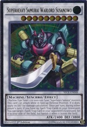 Superheavy Samurai Warlord Susanowo (UTR) (SECE-EN048) - Secrets of Eternity 1st Edition