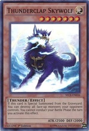 Thunderclap Skywolf (SECE-EN036) - Secrets of Eternity 1st Edition