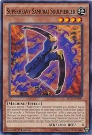 Superheavy Samurai Soulpiercer (SECE-EN009) - Secrets of Eternity 1st Edition