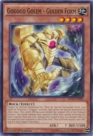 Gogogo Golem - Golden Form (SECE-EN090) - Secrets of Eternity 1st Edition