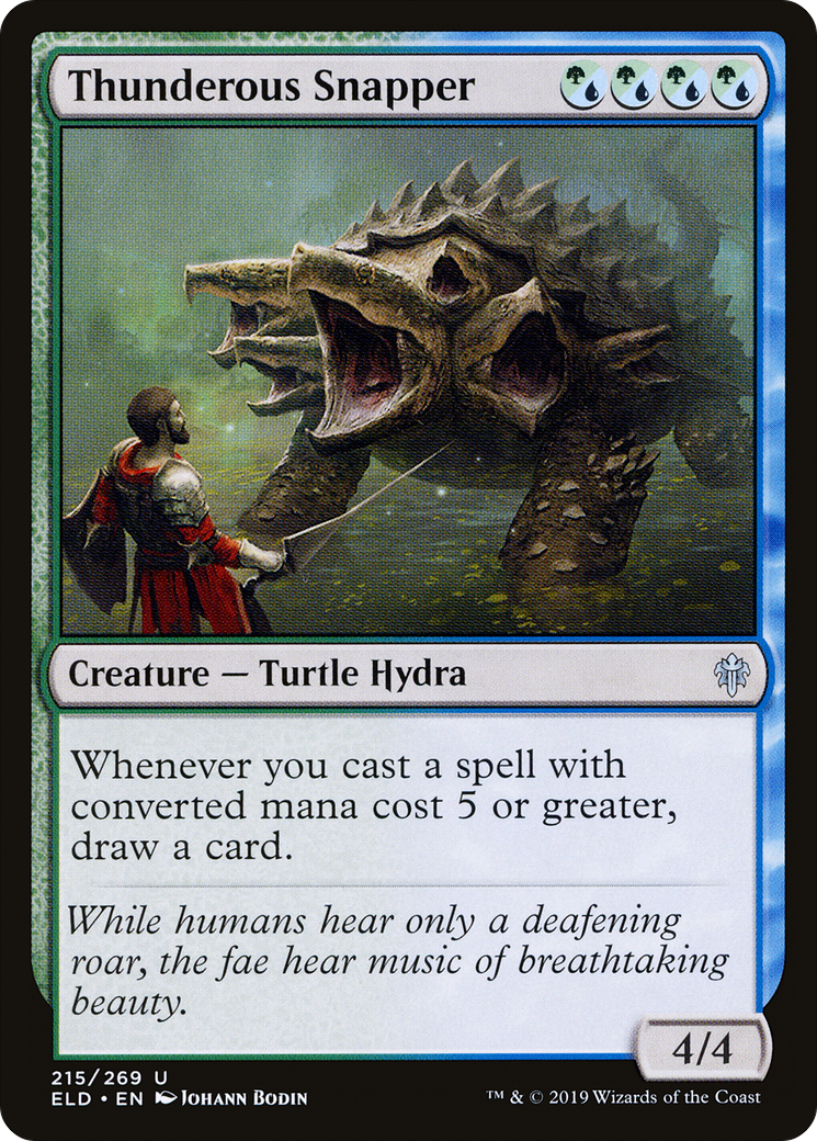 Thunderous Snapper (ELD-215) - Throne of Eldraine