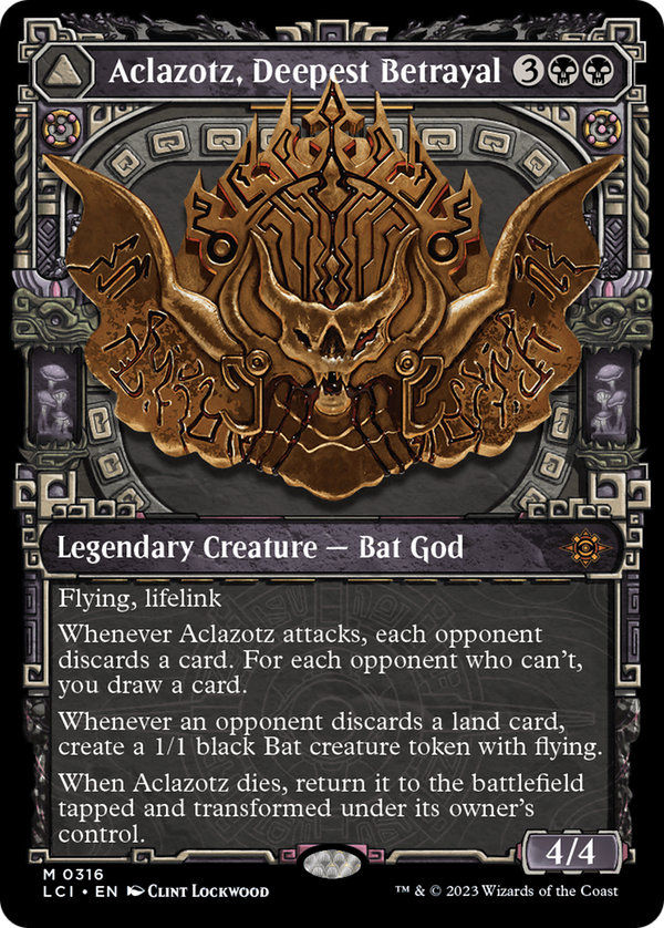 Aclazotz, Deepest Betrayal (Showcase) (LCI-316) - The Lost Caverns of Ixalan: (Showcase)