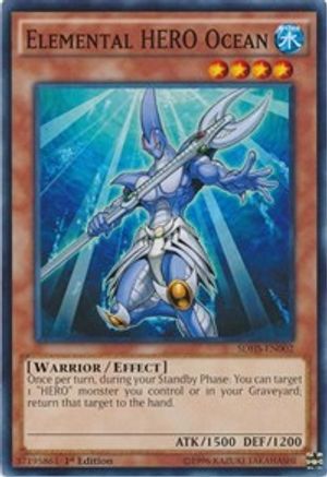 Elemental HERO Ocean (SDHS-EN002) - Structure Deck: HERO Strike Unlimited