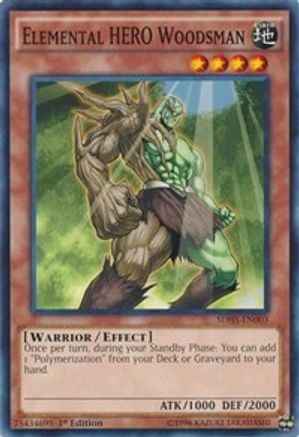 Elemental HERO Woodsman (SDHS-EN003) - Structure Deck: HERO Strike Unlimited