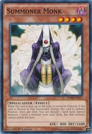 Summoner Monk (SDHS-EN017) - Structure Deck: HERO Strike 1st Edition