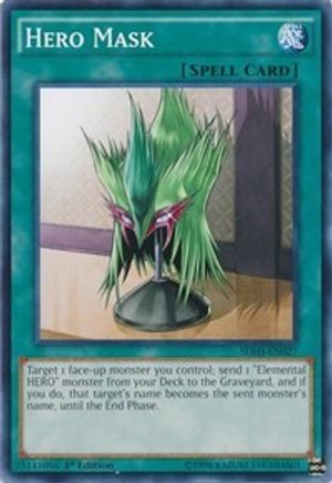 Hero Mask (SDHS-EN027) - Structure Deck: HERO Strike Unlimited