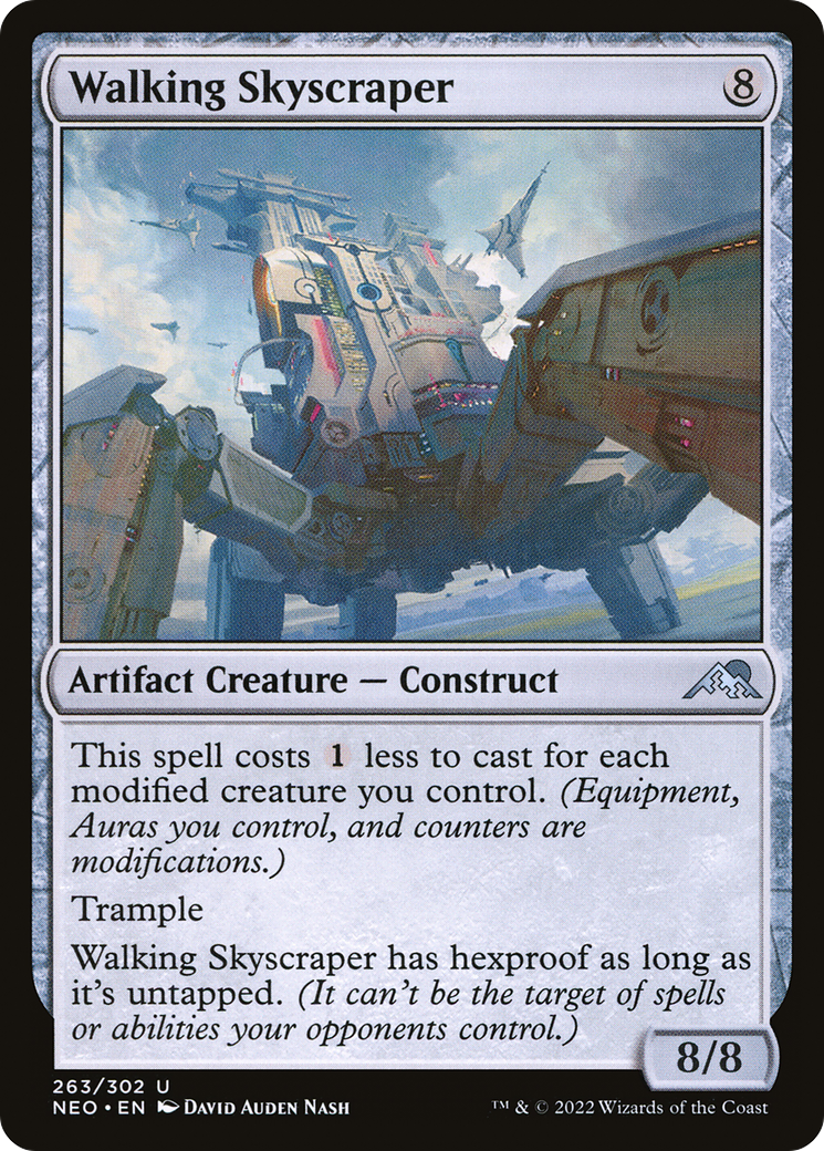 Walking Skyscraper (NEO-263) - Kamigawa: Neon Dynasty Foil