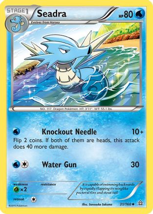 Seadra  - Reverse Holofoil XY  Primal Clash - Uncommon