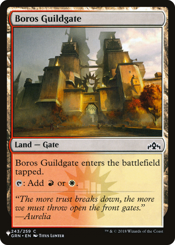 Boros Guildgate (LIST-243/259) - The List Reprints