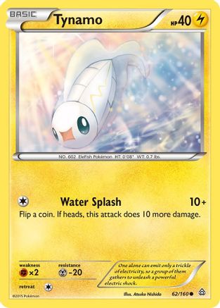 Tynamo  - Reverse Holofoil XY  Primal Clash - Common