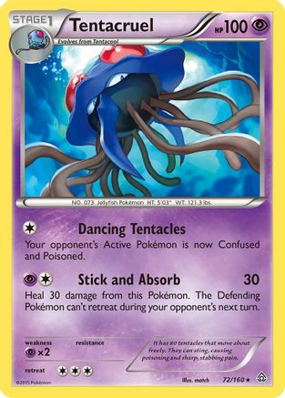 Tentacruel  - Reverse Holofoil XY  Primal Clash - Rare