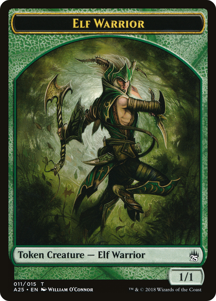 Elf Warrior Token (011) (A25-011) - Masters 25 Tokens