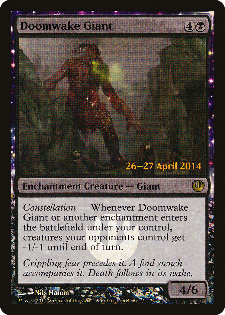 Doomwake Giant (PRE-066) - Journey into Nyx Promos: (enchantment) Foil