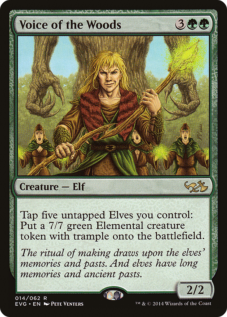 Voice of the Woods (DD3-) - Duel Decks Anthology: Elves vs. Goblins