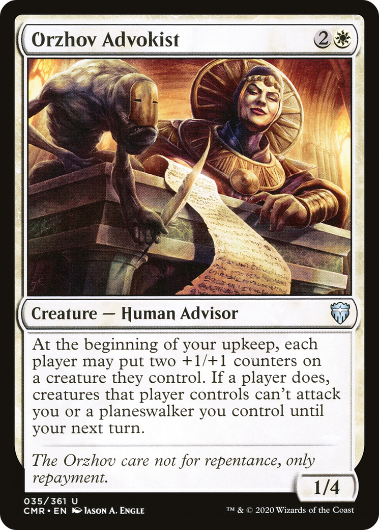 Orzhov Advokist (CMR-035) - Commander Legends