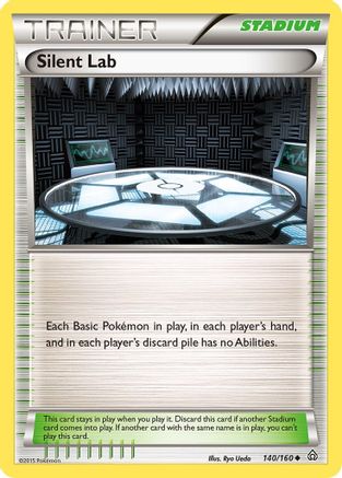 Silent Lab 140  - Reverse Holofoil XY  Primal Clash - Uncommon