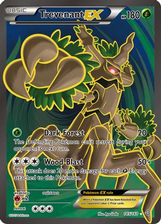 Trevenant EX (145 Full Art)  - Holofoil XY  Primal Clash - Ultra Rare