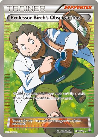 Professor Birch's Observations (159 Full Art) (159 Full Art) 159  - Holofoil XY  Primal Clash - Ultra Rare