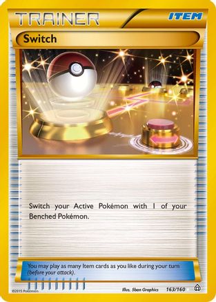 Switch (163 Secret Rare)/160  - Holofoil XY  Primal Clash - Secret Rare