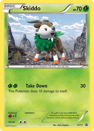 Skiddo - XY11  - Holofoil XY Promos - Promo