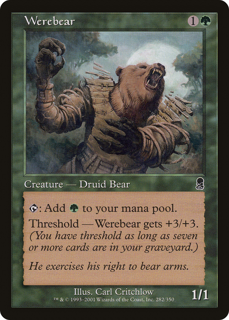 Werebear (ODY-282) - Odyssey Foil