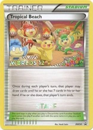 Tropical Beach - BW50 (Worlds 12) [Staff]  Black and White Promos - Promo