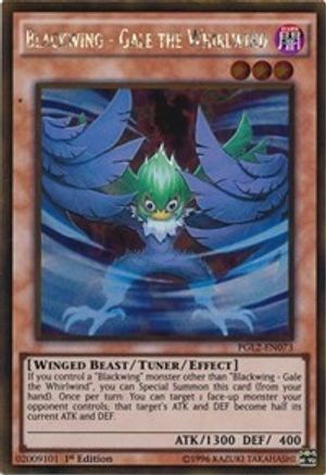 Blackwing - Gale the Whirlwind (PGL2-EN073) - Premium Gold: Return of the Bling Unlimited