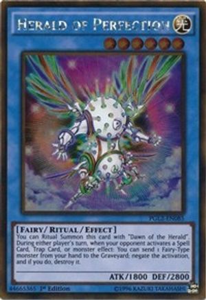 Herald of Perfection (PGL2-EN085) - Premium Gold: Return of the Bling 1st Edition