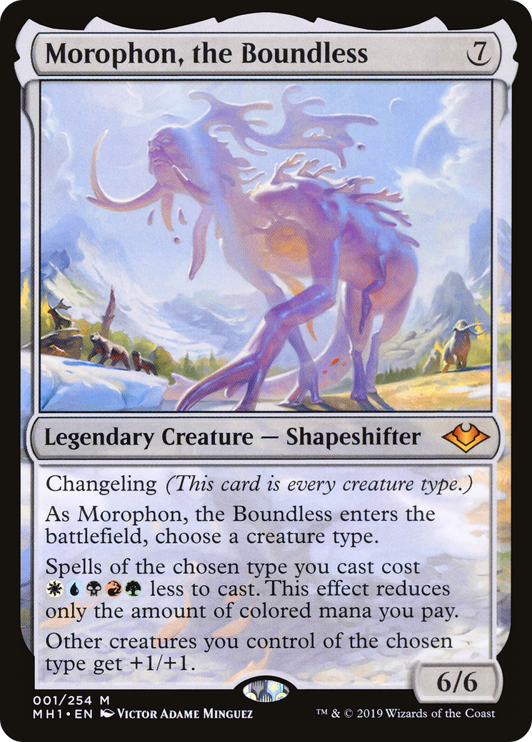Morophon, the Boundless (MH1-001) - Modern Horizons Foil