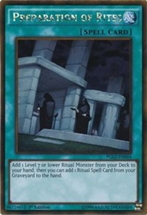 Preparation of Rites (PGL2-EN054) - Premium Gold: Return of the Bling Unlimited