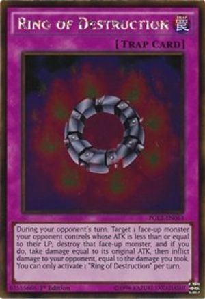 Ring of Destruction (PGL2-EN063) - Premium Gold: Return of the Bling 1st Edition