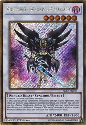 Blackwing - Nothung the Starlight (PGL2-EN013) - Premium Gold: Return of the Bling 1st Edition