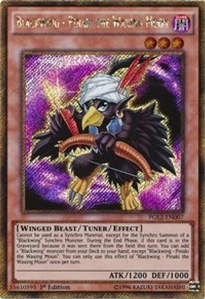 Blackwing - Pinaki the Waxing Moon (PGL2-EN007) - Premium Gold: Return of the Bling 1st Edition