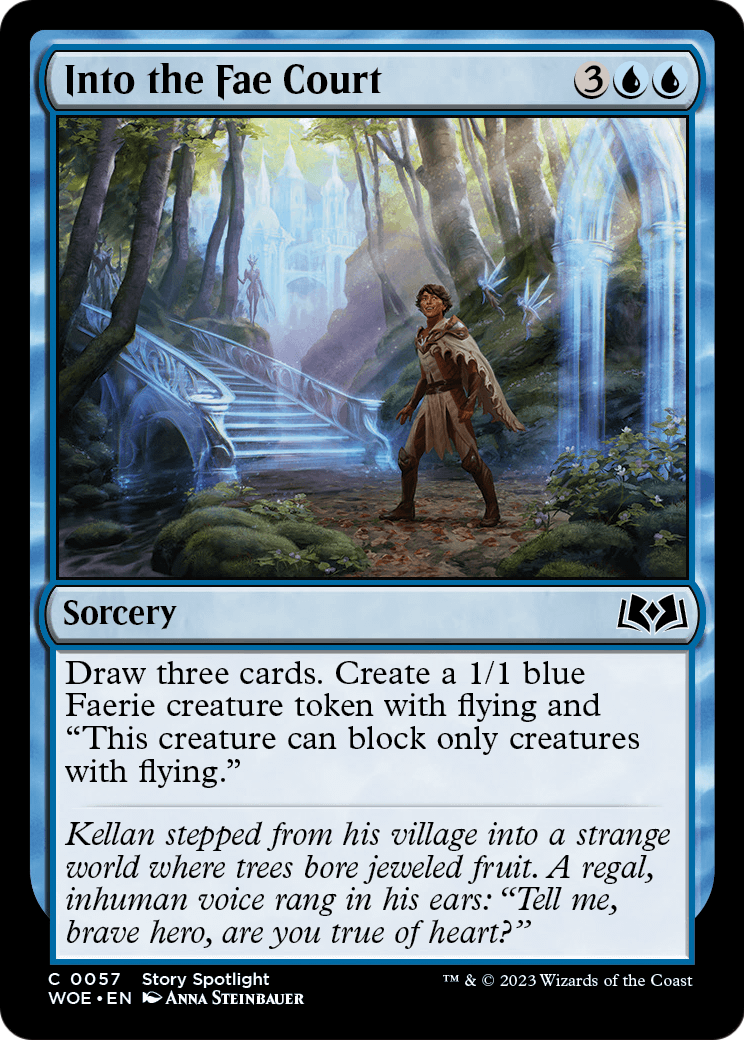 Into the Fae Court (WOE-057) - Wilds of Eldraine Foil
